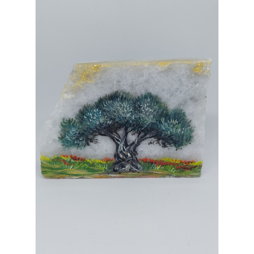 OLIVE MARBLE HAND PAINTED (OILCOLOURS) 